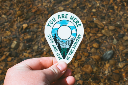 You are Here | Clear Sticker