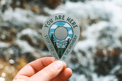 You are Here | Clear Sticker