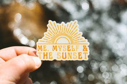 Me, Myself & The Sunset | Sticker