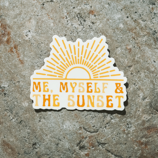 Me, Myself & The Sunset | Sticker