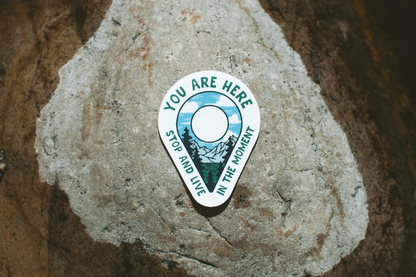 You are Here | Clear Sticker