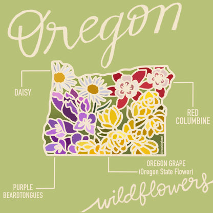 Oregon Wildflower | Sticker