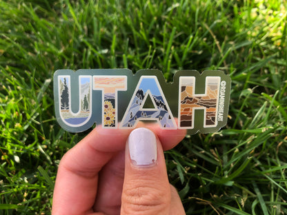 UTAH | Clear Sticker