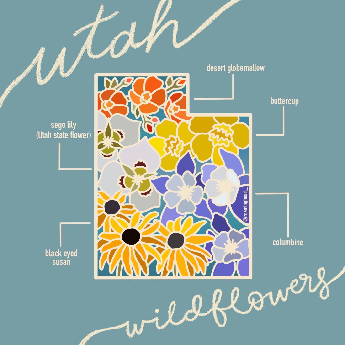 Utah Wildflower | Sticker