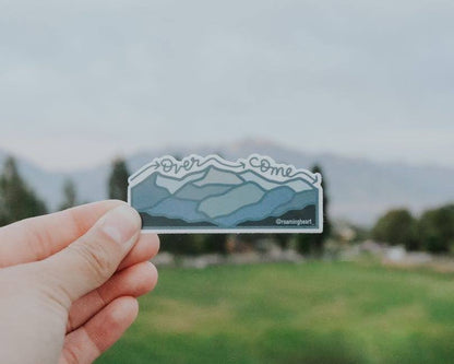 Over Come Mountain | Sticker