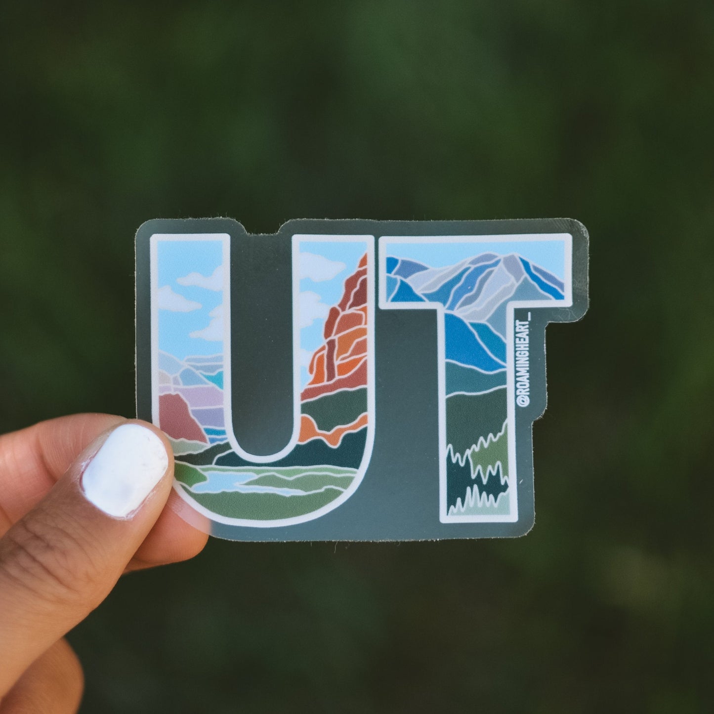 Utah State | Clear Sticker