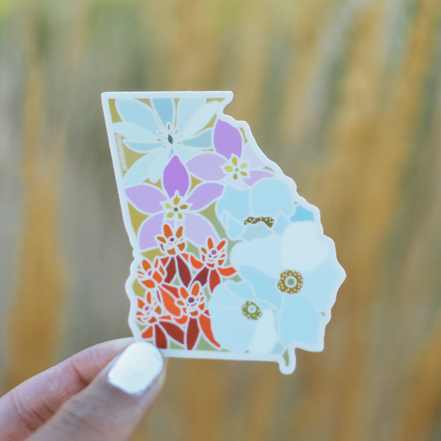 Georgia Wildflower | Sticker