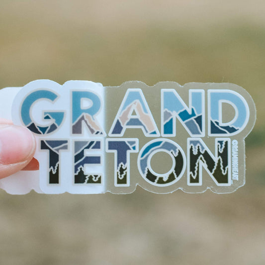 Grand Teton | Clear Sticker