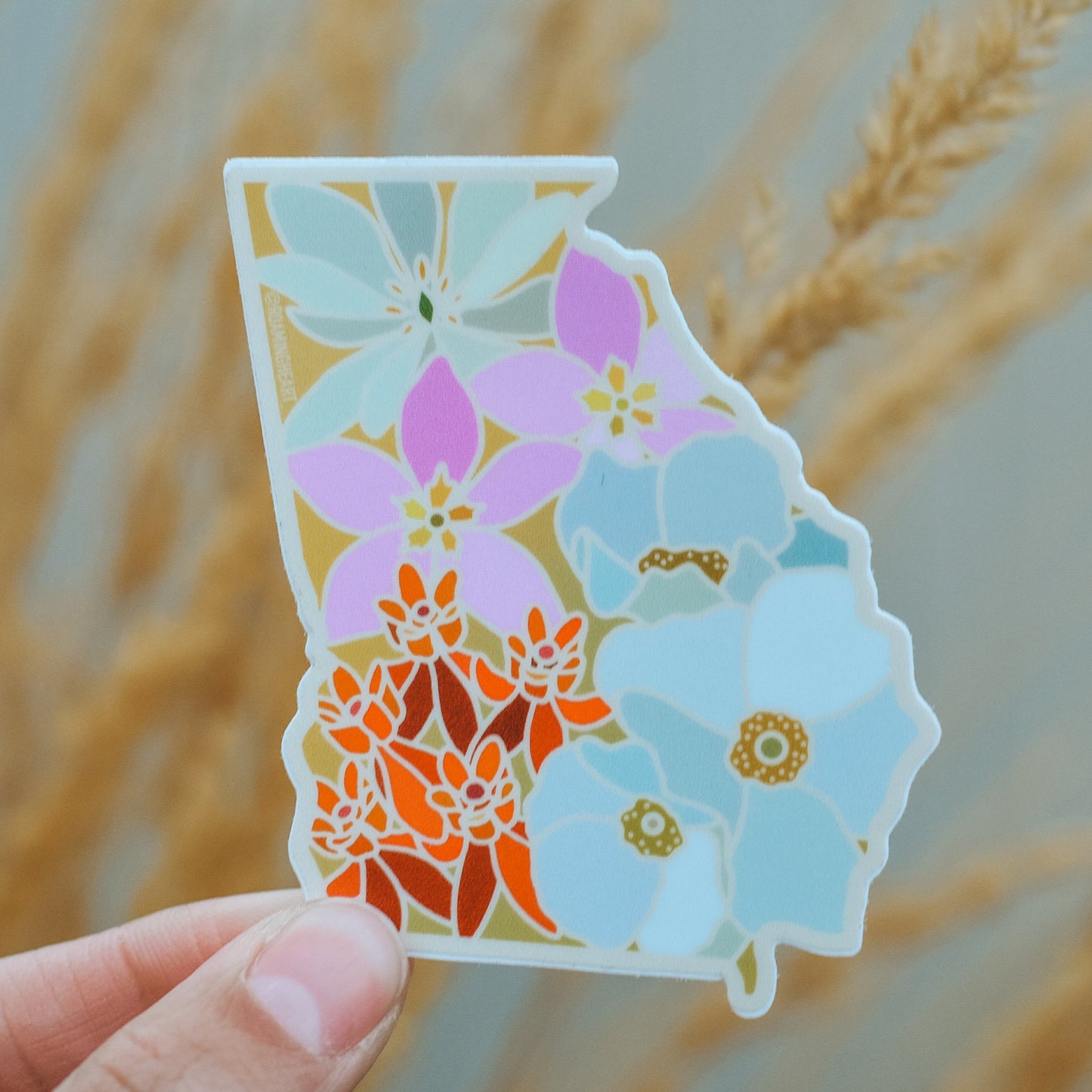 Georgia Wildflower | Sticker