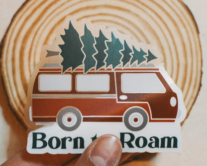 Born to Roam Van | Clear Sticker